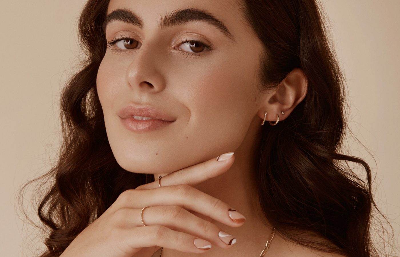 New season modern gold earrings