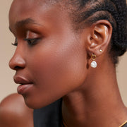 Flower Pearl Earrings