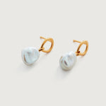 Load image into Gallery viewer, Flower Pearl Earrings
