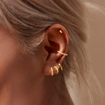 Load image into Gallery viewer, Open Rope Hoop Earrings
